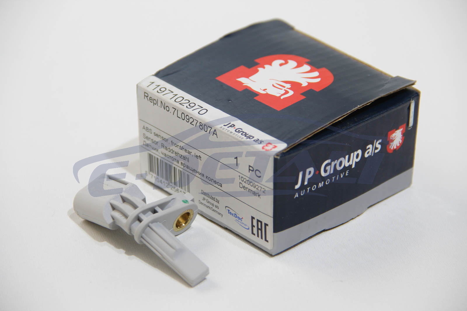 1197102970 JP GROUP JP GROUP VW Датчик ABS передн./задн.лев. Touareg 02-, AUDI Q7 06-.